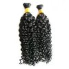 Mongolian Kinky Curly Hair 2st Mänskligt hår för flätning Bulk Nej Bilaga Bundlar Braiding Hair Extensions