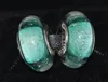 Fio de prata esterlina 925 Lampwork Ariels's Signature Color Fluorescence Murano Glass Bead Fit European Style Charm Jewelry 299Y