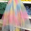 15cm * 10 yard flicker yarn for wedding home party stage decoration iridescence gauze DIY grenadine dress