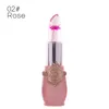 Crystal Jelly Lip Balm Lipstick Flower Temperatura Kolor Zmiana wargi Przezroczyste Długowy makijaż kremu nawilżający 8511195