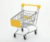 Supermarket Handcart Baby Toys Mini Trolley Toy Utility Carts Storage Folding Shopping Cart Basket Toys Children Boys Novelty Item1561558