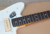 Chitarra elettrica bianca di fabbrica con battipenna acrilico Tastiera in palissandro Hardware cromato Pickup P90 può essere personalizzato1511899