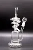 8,7-Zoll-Glas-Recycler-Bong für Wasserpfeifen, erstaunliche Vortex-konzentrierte Bohrinseln, Dabber mit Reifen-Perc-14,5-mm-Gelenk