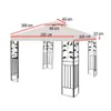 3x3M 300D Tela Escursione di campeggio Riparo per il sole Tenda esterna Baldacchino Copertura superiore del tetto Patio Tenda da sole Panno Ombra Riparo Sostituisci la parte