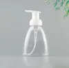 Dispenser di sapone in schiuma Dispenser di sapone per mani in plastica trasparente trasparente da 300 ml Dispenser di sapone liquido Contenitori per lozione shampoo OOA7825