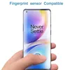 Per Oneplus 8 Pro Proteggi schermo antigraffio Custodia curva senza bolle Funziona in vetro temperato con impronte digitali con confezione al dettaglio