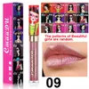 120 unidades / lote DHL Cmaadu brilho gloss beleza menina diamante brilho labial tonalidade impermeável de longa duração do flash de ouro batom líquido