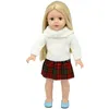 18 "인형 액세서리 스웨터 아동 파티 선물 장난감을위한 원피스 드레스-18 인치 미국 소녀 인형 옷