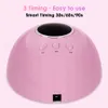 Nail Dryer för nagel LED UV-lampa Mini USB-lampa för manikyr LCD-skärm Torka alla geler Nagellack Nails Art Tools 36W RRA851