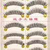 Faux cils 10 paires de cils naturels faits à la main, usine de Taiwan, vente en gros