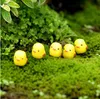 2019 Ogród DIY Dekoracji Sztuczne Mini Zwierzęta Żywicy Craft Cock Yellow Chick Kombinacja Bonsai Figurka Wróżka Micro Krajobraz