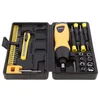 Freeshipping 6V 27Pcs/Set Screwdriver Cordless Drill + Screwdriverdrilling wall Bit Set Household Dyi Tools