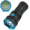 Torches Hot 12 * 10W T6 LED lampe de poche UV 395nm torche en aluminium ultraviolette avec chargeur de batterie 2200mAh