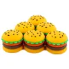 50pcs/lot yeni hamburger 5ml konteyner silikon kabı jar balmumu konsantre balmumu silikon yapışmaz kavanozlar yağ kapları