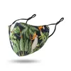 Designer Floral Camo Face Masks Washable hergebruik Masker Party Maskers Herbruikbare wegwerpbaar wegwerp