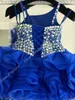 Children Pageant Dresses for Toddler Infant Baby Girl Little Miss 2019 Unique 3088 Royal Cupcake Glitz Kids Prom Party Gowns with Straps