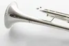 Yeni Varış Ücretsiz Kargo Bach AB-190S Pirinç BB Trompet Yüksek Kalite Gümüş Kaplama Dava Aksesuarları ile Gümüş Kaplama Profesyonel Müzik Aletleri