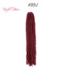 Dreadlocks DIY Crochet Hair Extensions Sloten Synthetisch Haar Weave Ombre Blonde 18 inch Vlechten Haarzus Micro Locs Dhgate voor bundels
