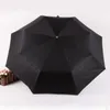 Creative Devil Skull Handle Umbrella Fully-automaticlly Male 3 Folding UV Sun Rain Male Windproof Umbrellas Rain Gear T200117