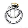 New Lock Super Small Stainless Steel Male Device Cock Cage Penis Virginity lock Cock Ring Adult Game Belt CPA231-12240475