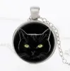 New wolf totem time gemstone pendant necklace sweater chain DJN333 mix order Pendant Necklaces jewelry