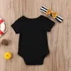 Pudcoco nyfödd baby flicka romper kort ärm jumpsuit playouit sunsuit pannband 2 st -outfit kläder set 018m19683893