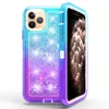 Nuovi robot Gradient scintillio cassa del telefono per iPhone SE2 SE 2020 11 Pro Max XR XS Max 7/8 / 6S Inoltre lusso Cancella la copertura posteriore robusto Defender