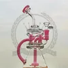 Beaker Bong Nargile Dab Rig Perc Percolator 10 "Tall Heady Su Borular Bongs Kuvars Banger Kase Yağ Teçhizatı Bipbler Sigara Boru Kalın
