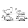 Dinosaure Cookie Cutter Set En Acier Inoxydable Animal Fondant Gâteau Biscuit Moule De Décoration De Gâteau Outils De Cuisson JK2007XB