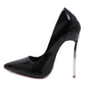 Ladies Sexy ultra High Heels Pointed Toe Party Dress Pumps Shoes Fashion Patent Leather 13cm Stilettos Spring Autumn Shoes