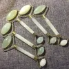 Ansiktsmassage Roller dubbla huvuden Jade Roller Stone Face Lift Hands Body Skin Relaxation