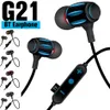 G21 Bluetooth Słuchawki Bezprzewodowe słuchawki bezprzewodowe w Stereo Sports z Mic Zestaw słuchawkowy dla Huawei Xiaomi w pudełku