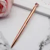 Diamond Ballpoint Pen Ball Roller Pen Smart Gift Back to School Office Stationery Provide LOGO Customized WJ099