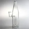 14mm Female Glass Water Bongs with Hookah 7.5 Inch Thick Pyrex Clear Beer Bottle Recycler Heady Beaker Bong for Smoking