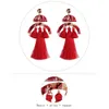 Fashion-tassels dangle earrings for women fashion girl colorful fringe chandelier earring holiday style jewelry 4 colors