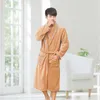 Roupas de algodão de algodão masculino Kimono Roupão de algodão Plus Size Lightweight Long Robe para Homens Absorção Peignoir Homme Chuveiro