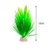 Plantes vertes artificielles en plastique, narcisse, herbe d'eau, décor d'aquarium, ornement GB347