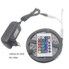 اللون تغيير الصمام الخفيفة شرائط RGB 5M 5050 SMD 300LED ماء IP65 + توريد البسيطة 44Key المراقب + 12V 5A السلطة مع صندوق هدايا عيد الميلاد