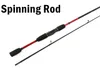 Catch.U 1.8M Fishing Rods Carbon Spinning Fishing Pole Spinning Fishing Rod 2 Section Lure Casting Pole