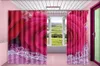 Foto Cortina Delicate Rose jóias com diamantes 3d Flower Decoração Cortina Interior Sala Quarto Cozinha Janela Blackout Curtain