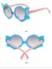 Lunettes de soleil chat de dessin animé pour enfants, à la mode, pour garçons et filles, visage de chat, jolies oreilles, monture PC, nouvelle collection 2021