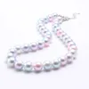 New Arrivel Fashion Magic Pearl Kid Chunky Necklace Girls Pearl Bubblegum Beads Chunky Necklace Jewelry For Children1457205