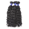 Ishow Water Wave Virgin Hair Extensions Werksen Menselijk Haarbundels met Sluiting 8A Braziliaanse Haar 3bundels met Kant Frontale voor Vrouwen Meisjes Alle leeftijden 8-28Inch