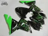 Customize motocicleta carenagem kits para a Kawasaki Ninja ZX10R 2004 carenagens 2005 chamas verdes partes do corpo ZX10R 04 05 ZX 10R 04-05