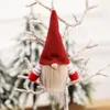 Noel El Yapımı İsveçli Gnome İskandinav Tomte Santa meçhul Nordic Peluş Oyuncak bebek Süsleme Noel Ağacı Dekoru süsleme T2I5604