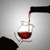 Kreatywne kieliszki do wina kształt kwiatowy koktajl bez ołowiu szklany koktajl dom domowy przyjęcie barowe na oprogramowanie napoje Prezenty 180 ml