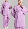 ジム衣類20colorユニセックス夏高品質リネンWudang Tai Chi Suits Taoist Unileds Zen Shaolin Monks Suit Wushu Clothing18186894