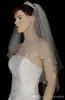 حجاب الزفاف مع البلورة للعروس الحجاب الزفاف البليون مع الكريستال قصيرة الطبقات Vail