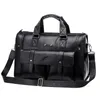 Designer-Business Leder Umhängetasche Laptop Tasche Aktentasche Männer Handtasche Messenger Reisetaschen Männlich Vintage männer Schulter Tasche Große Kapazität