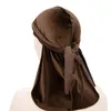 17 kleuren unisex fluwelen winter bandana turban petten hiphop muts voor mannen vrouwen hoofdband caps mode-accessoires